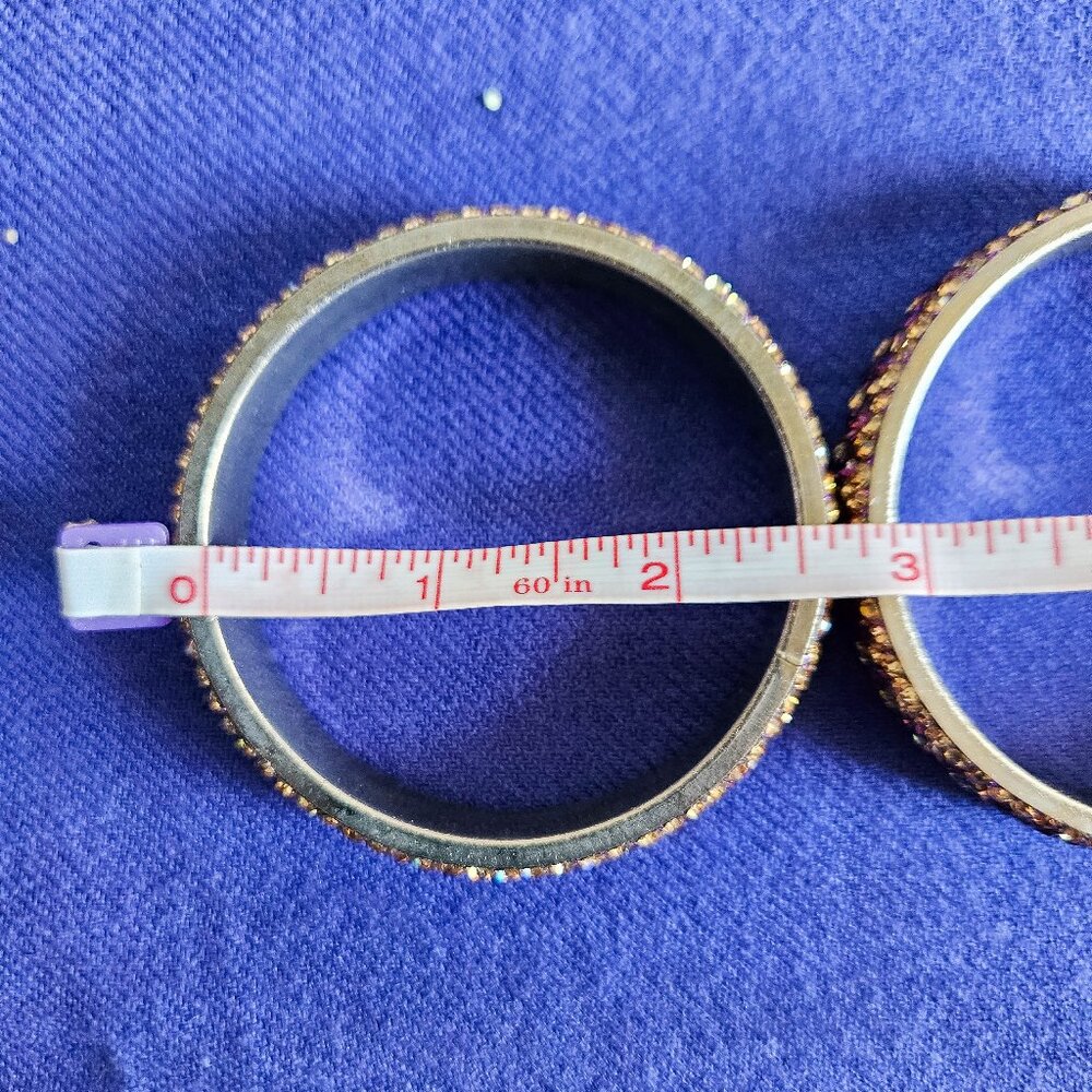 Purple Gold Bangles - Picture 8 of 8